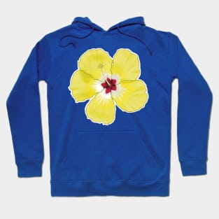 Yellow hibiscus Hoodie